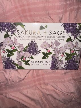Seraphine Botanicals Sakura + Sage Vegan Eyeshadow & Blush Palette
